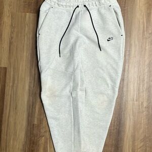 Nike Gray Sweatpants with Black Accents